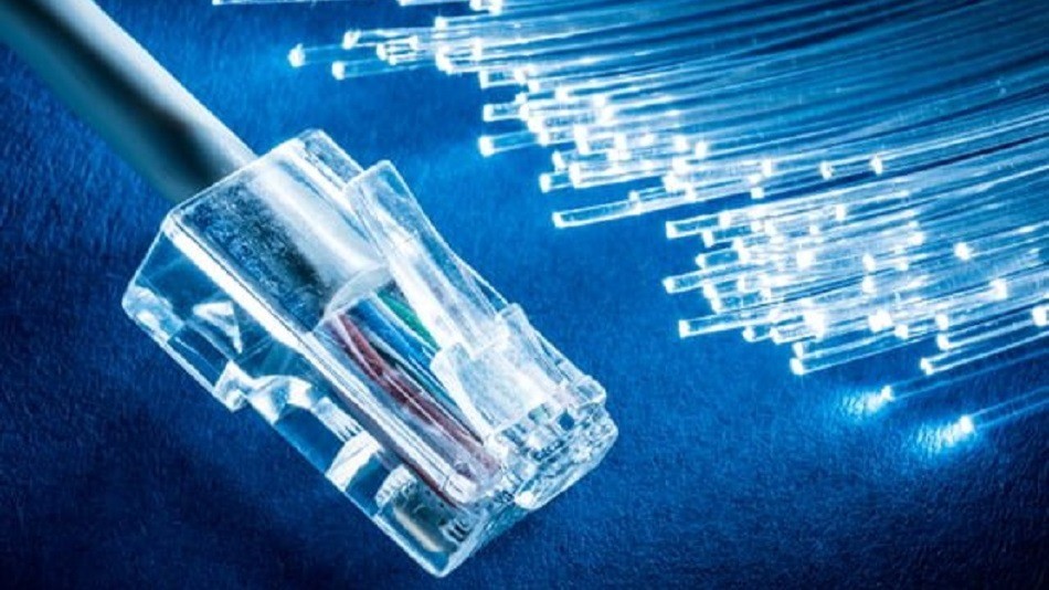 Business using fiber internet